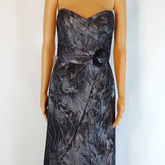 NWT Gorgeous Liancarlo Formal Gown Jacquard Print - Picture 1 of 6